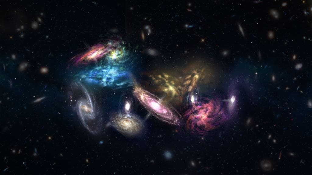 grup de galaxii univers