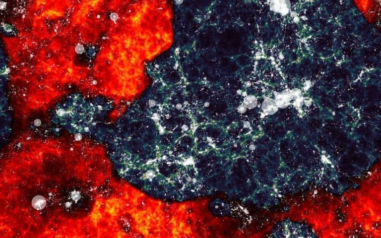 explozie de formare stele in galaxie
